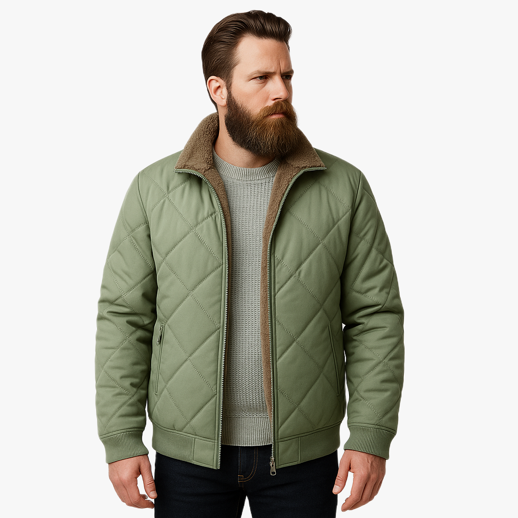 Stylish Winter Coat for Men with Warmth