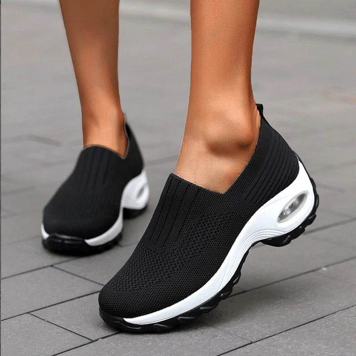 Orthopedic Walking Shoes for Women with Arch Support and Breathable Mesh Upper