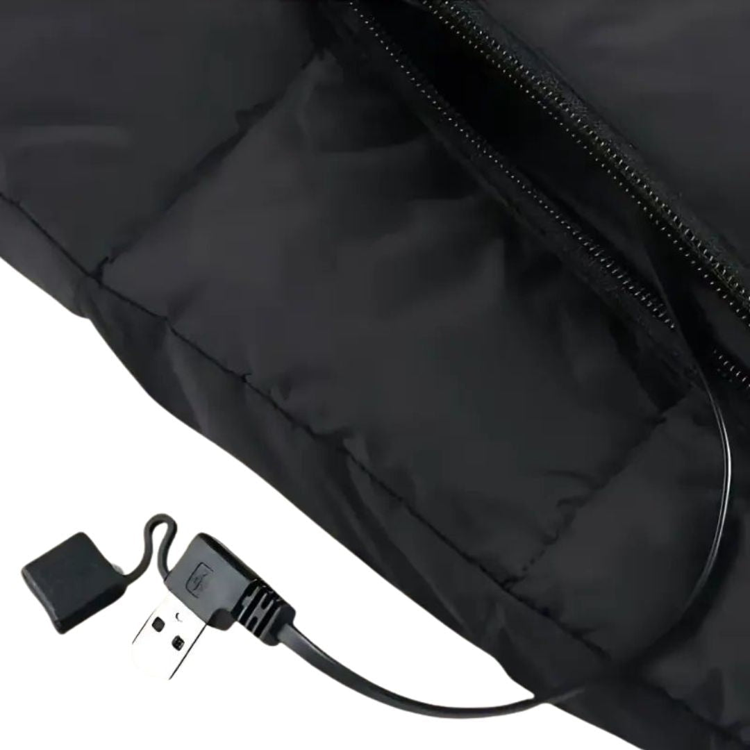 Womens Electric Heated Body Warmer Gilet with USB Charging for Winter