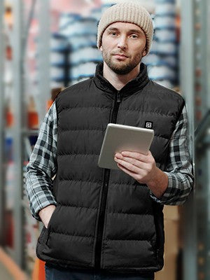 USB Rechargeable Electric Heating Body Warmer with Detachable Hood for Winter