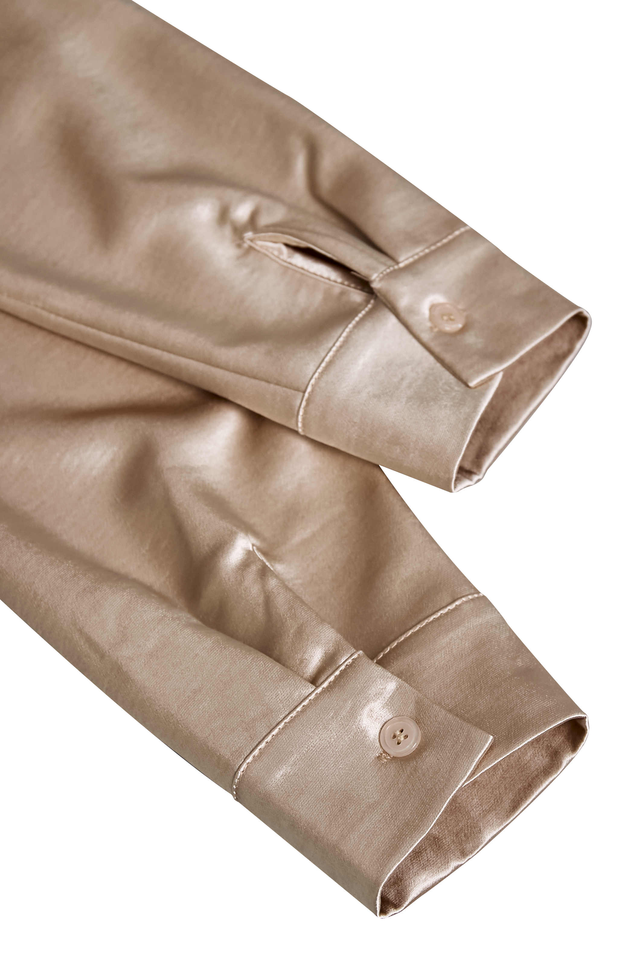 Women’s Elegant Satin Blouse - Draped Cowl Neck - Long Sleeve - Refined Work-to-Evening Top