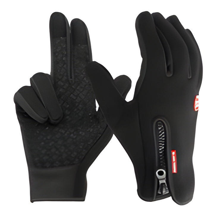 Electric Gloves with Conductive Palm and Fleece Lining for Cold Weather
