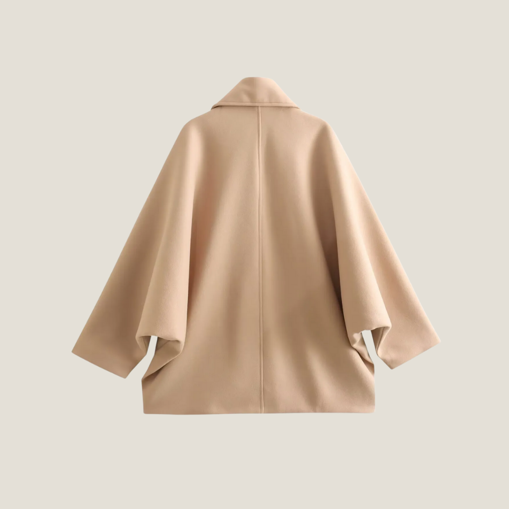 Oversize Mantel – lockere Passform, Knopfverschluss, Oberbekleidung für Smart-Casual-Looks