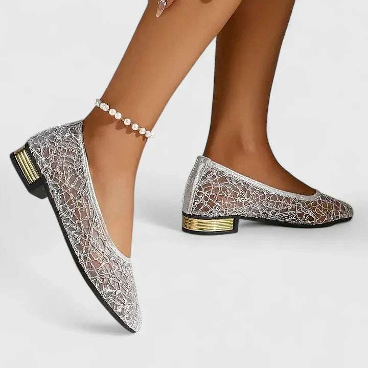 Women's Lace Flats Orthopedic Pointed Toe