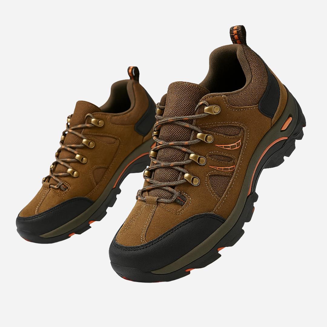 Unisex Hiking Shoes with Water Resistant Layer and Slip Resistant Tread
