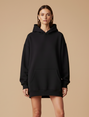 Oversize Hoodie – Lockerer Schnitt, lange Ärmel, lässiges Layering-Basic