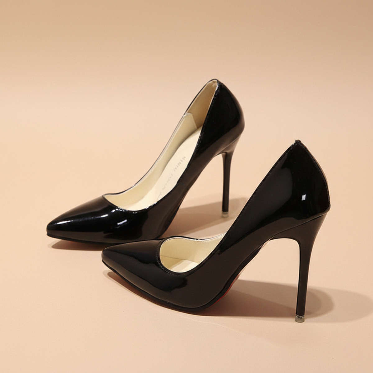 Women’s Pointed-Toe High Heel Pumps with Slim Heel and Closed Back