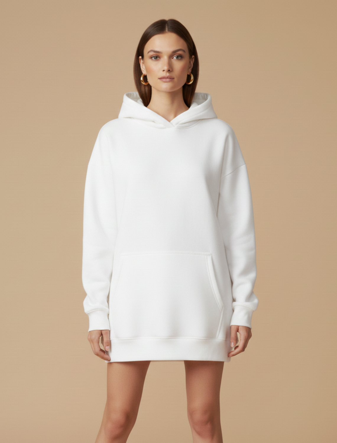 Oversize Hoodie – Lockerer Schnitt, lange Ärmel, lässiges Layering-Basic