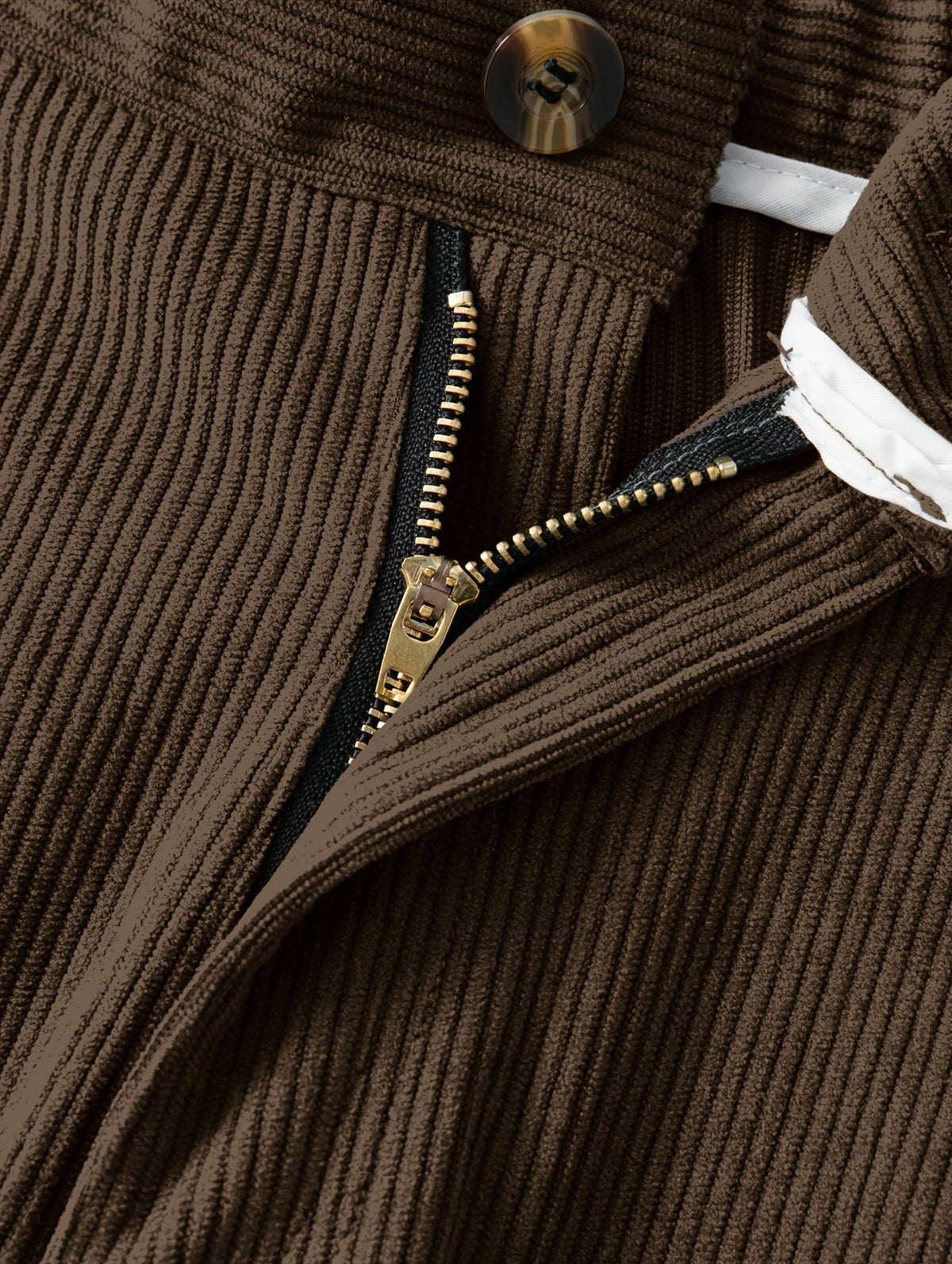 Relaxed Fit Cargo Pants with Deep Pockets and Button Elastic Waist