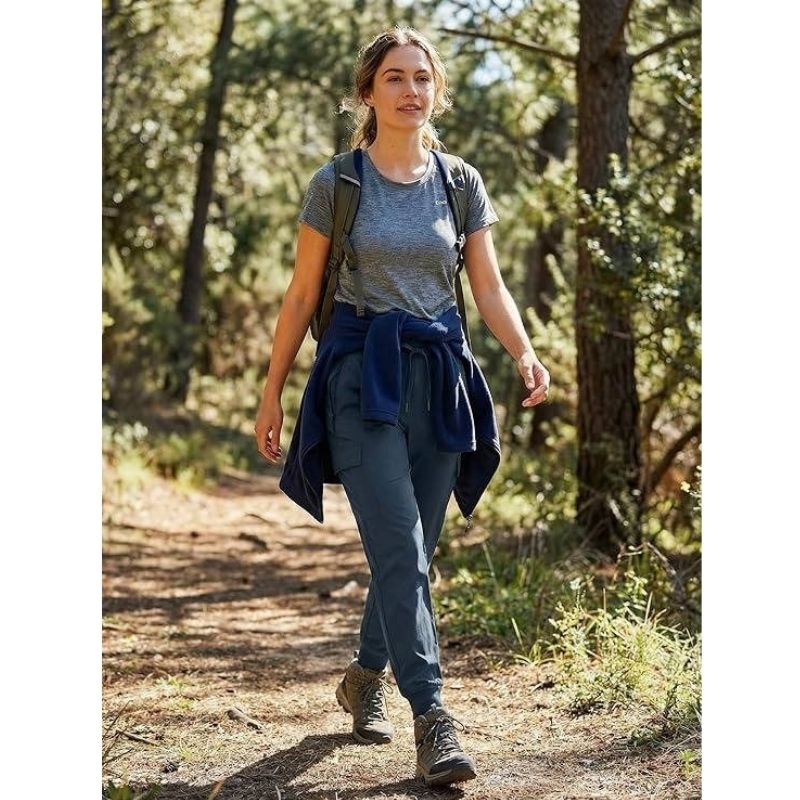 Women's Cargo Joggers with UPF 50 Protection and Quick Dry Fabric, Water Resistant