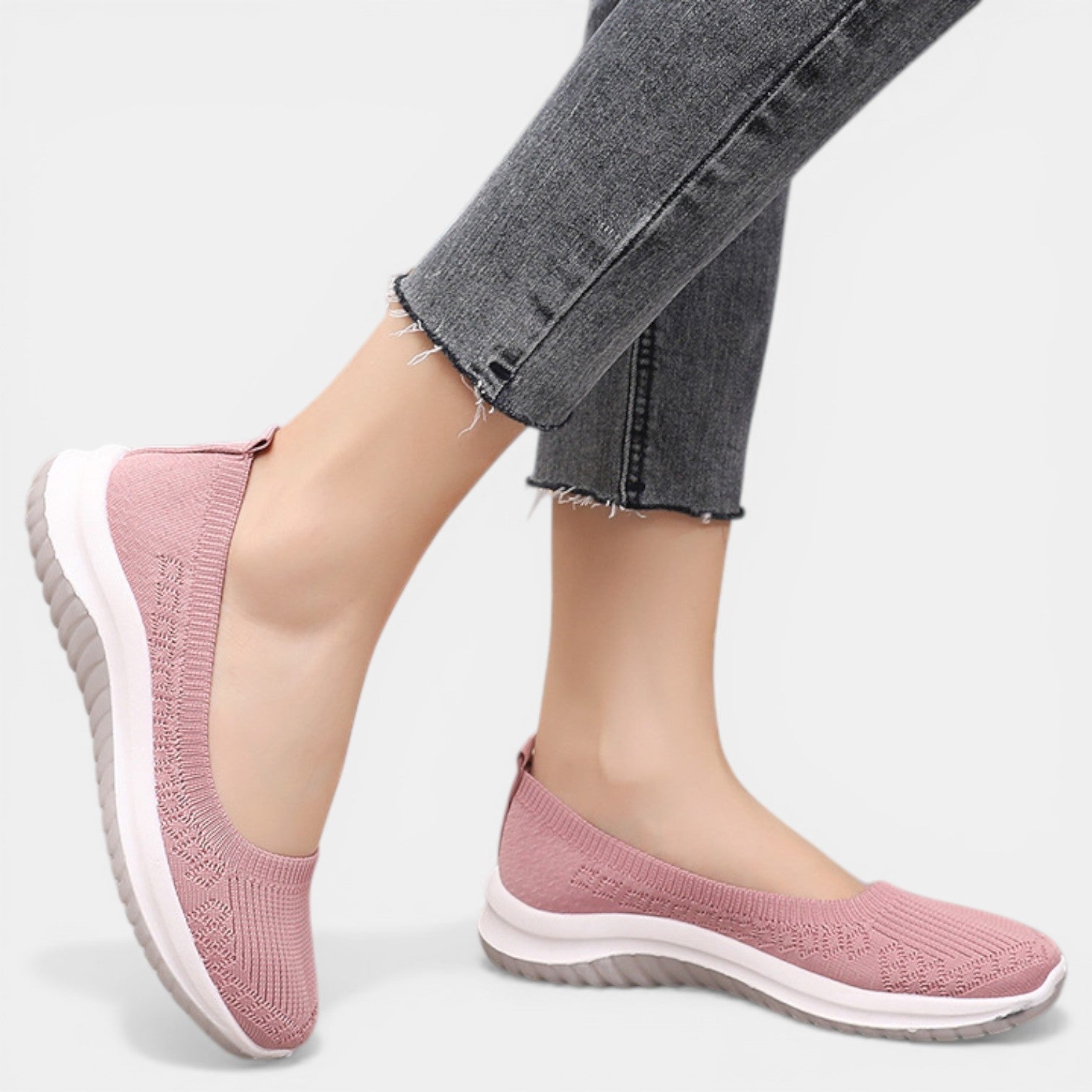 Women's Orthopedic Sneakers Knit Slip-On Breathable