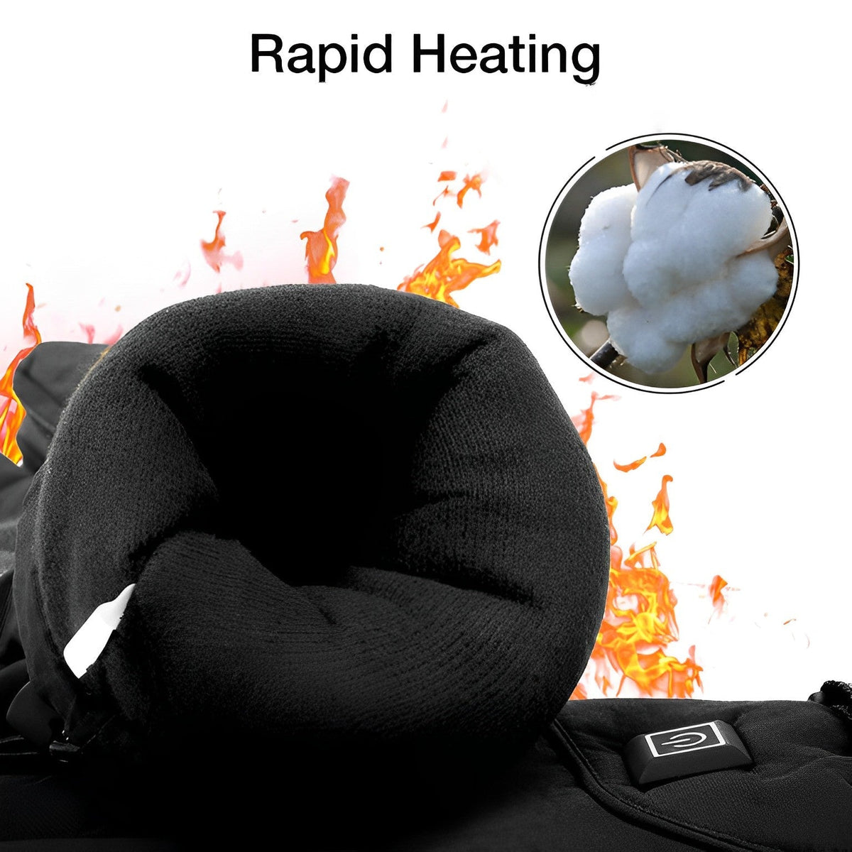 Heated Work Gloves with Full Finger Warmth and 8 Hour Battery Life