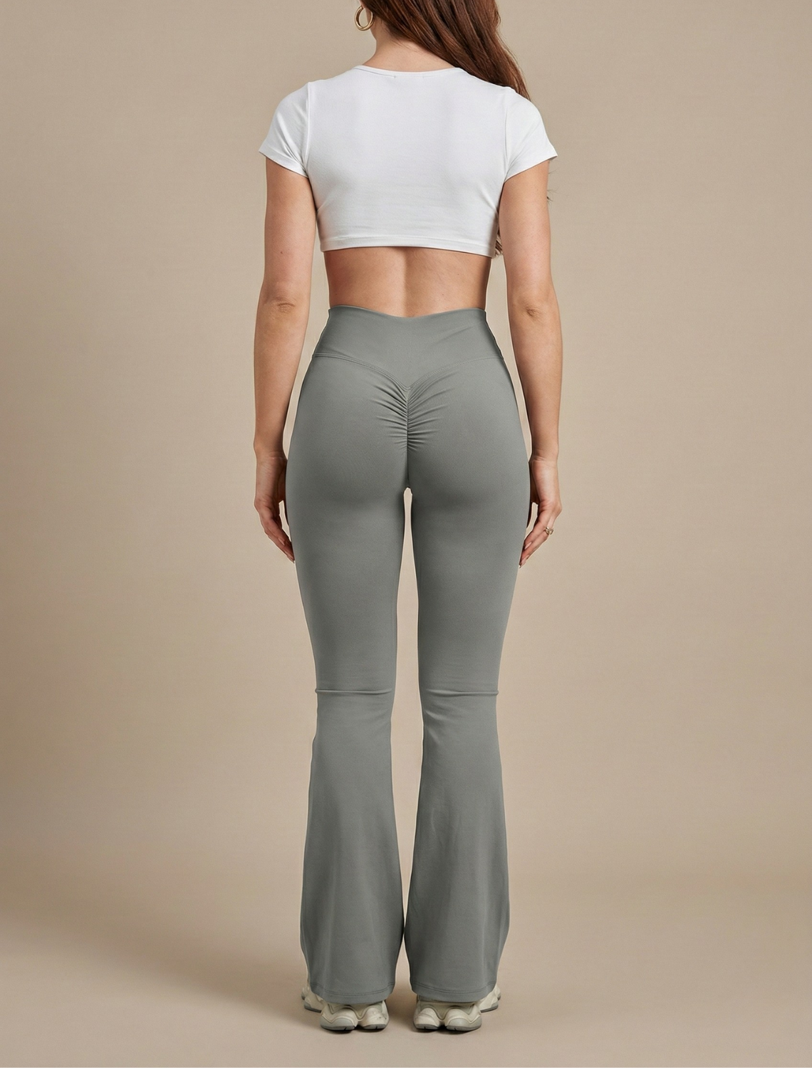 Women’s High Waisted Yoga Leggings - Sculpting Scrunch Fit for Gym Fitness and Training