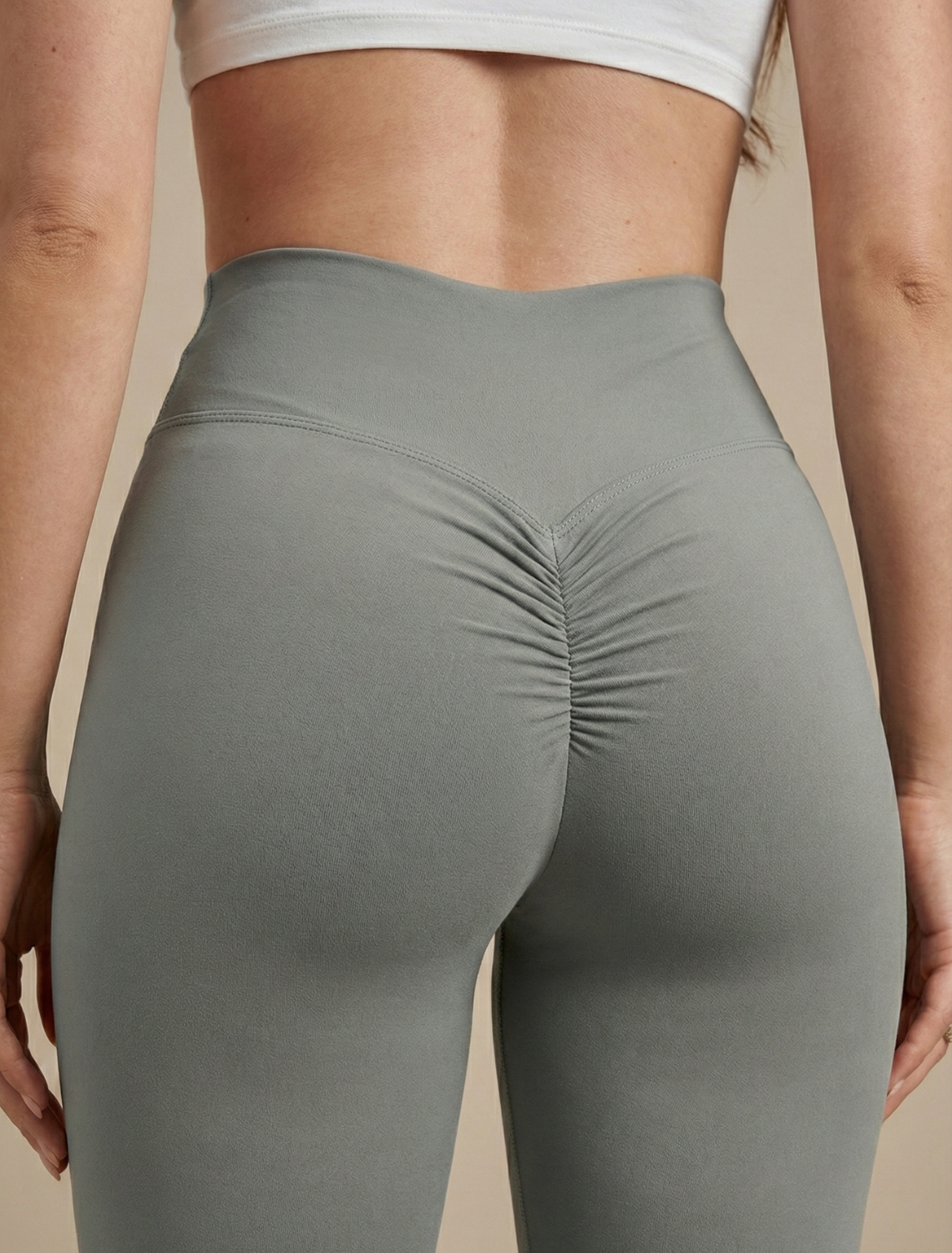 Women’s High Waisted Yoga Leggings - Sculpting Scrunch Fit for Gym Fitness and Training