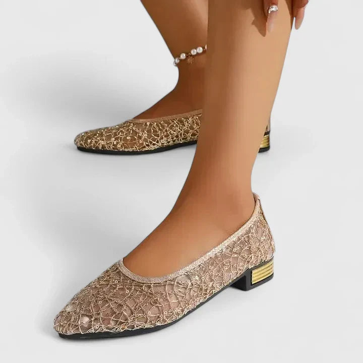Women's Lace Flats Orthopedic Pointed Toe