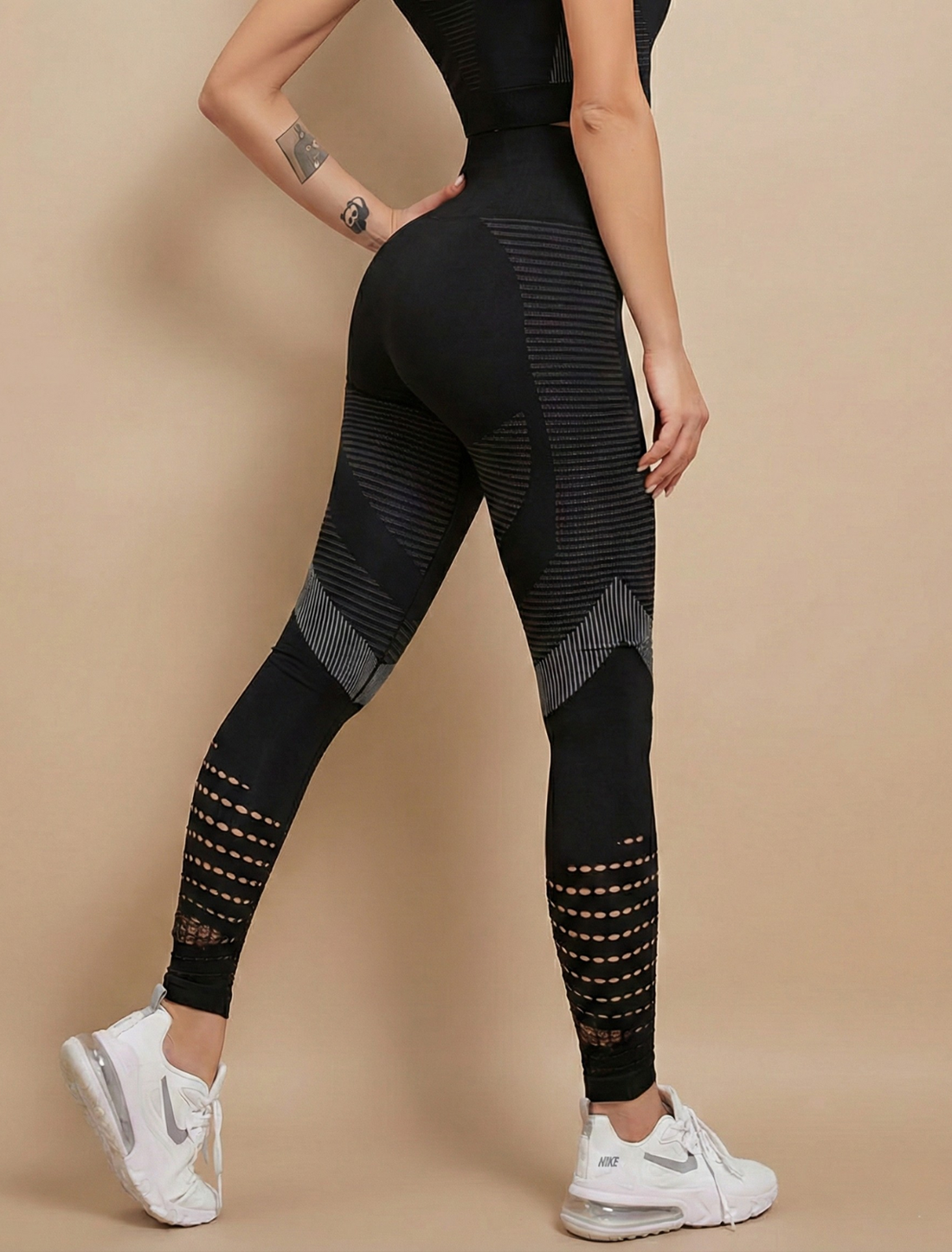 Women’s Seamless Leggings - High Waisted Sculpting Active Leggings for Training Fitness and Gym Wear