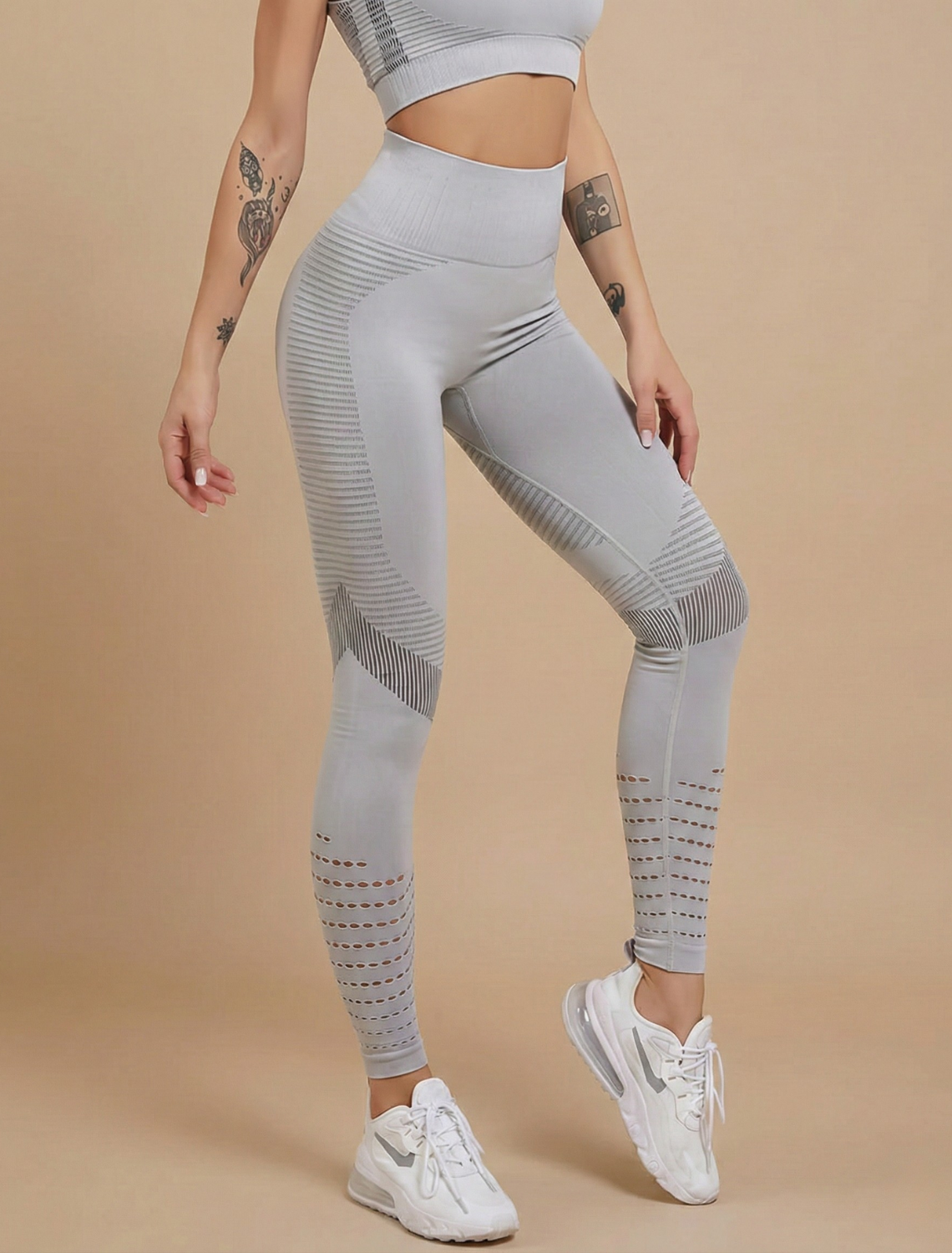 Women’s Seamless Leggings - High Waisted Sculpting Active Leggings for Training Fitness and Gym Wear