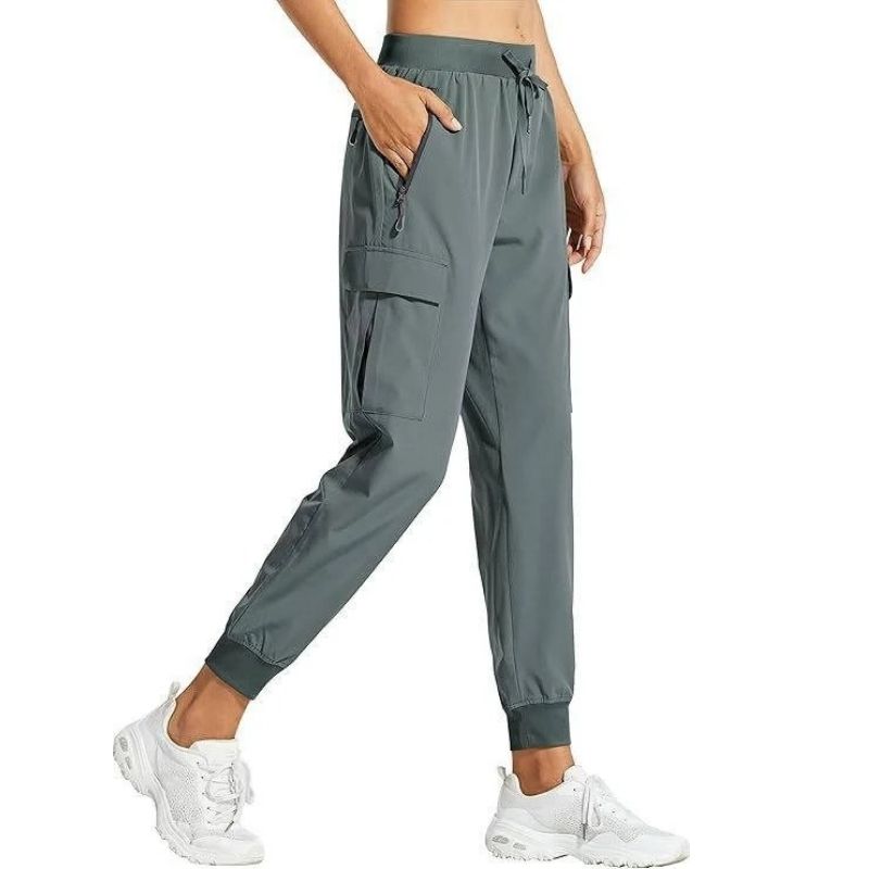 Women's Cargo Joggers with UPF 50 Protection and Quick Dry Fabric, Water Resistant