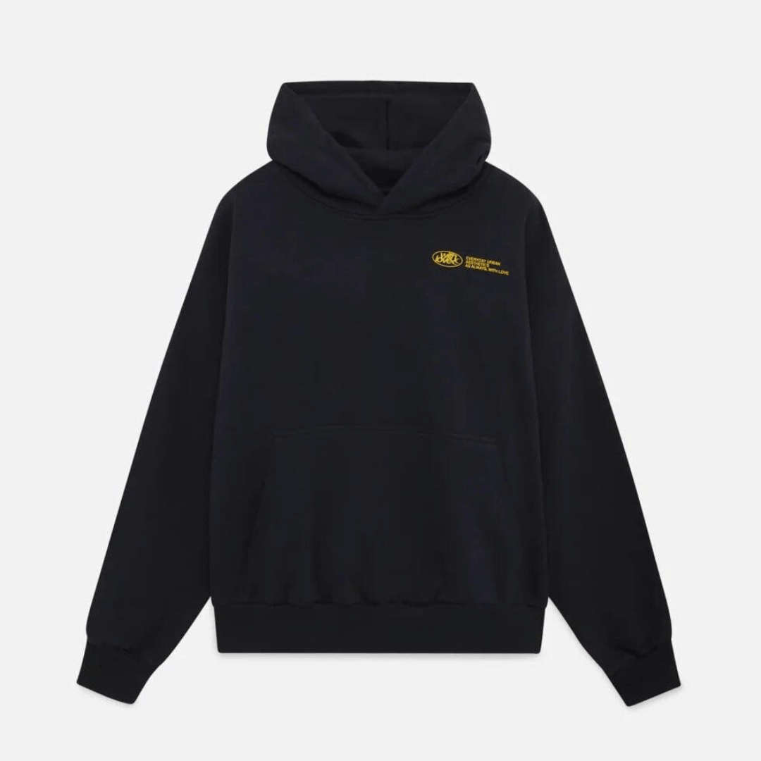 Oversized Pullover Hoodie with Extended Body Length and Full Coverage Sleeves