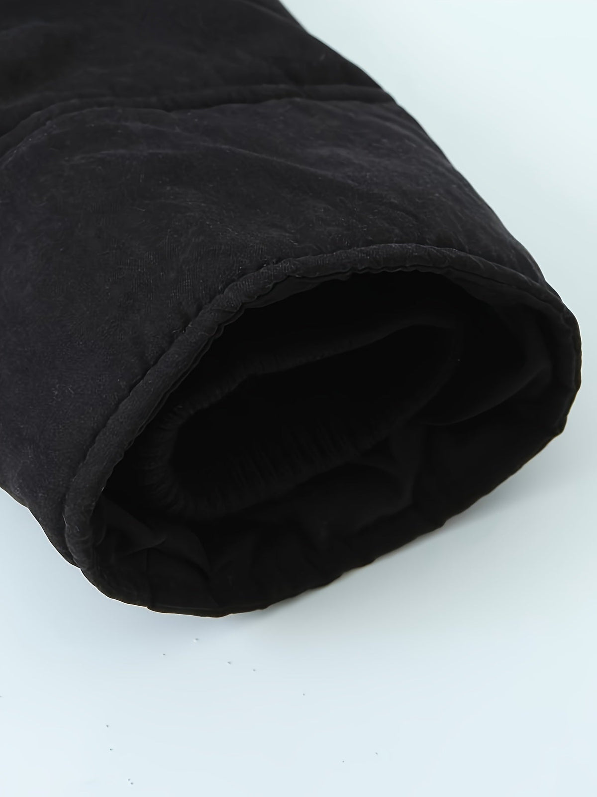 Women's Mid Length Parka with Snap Button Closure and Plush Lining, Adjustable Drawstring