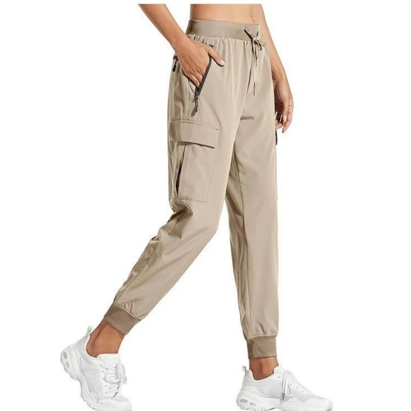 Women's Cargo Joggers with UPF 50 Protection and Quick Dry Fabric, Water Resistant