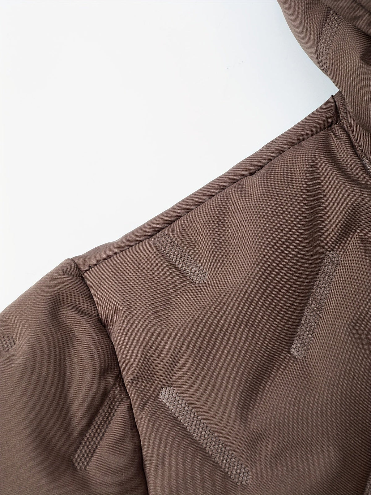 Hooded Zip Jacket with Plush Lining and Ribbed Cuffs for Cold Weather