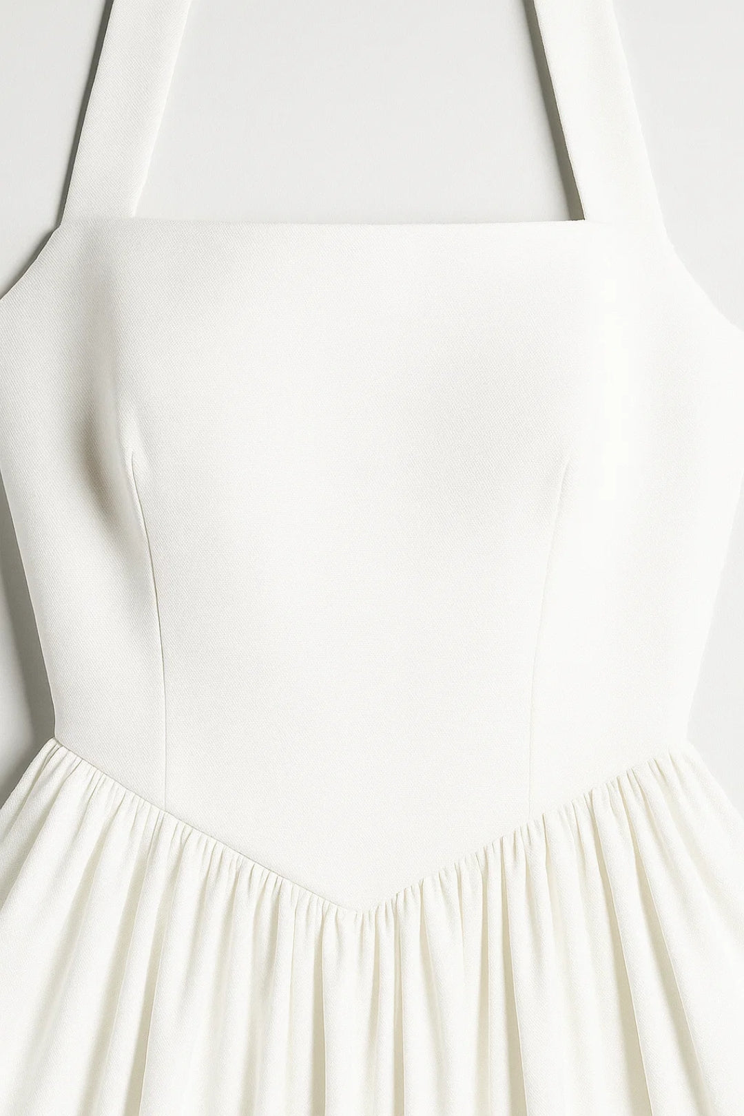 Women's Halter Midi Dress Pleated