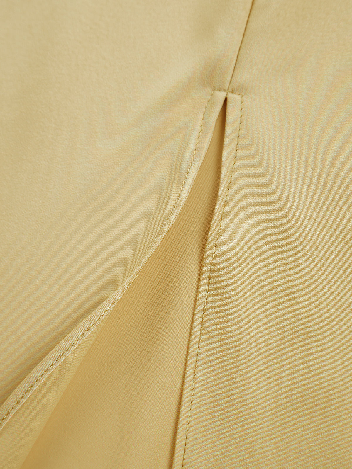 Damen-Ein-Schulter-Midikleid mit offenem Rücken und seitlichem Schlitz