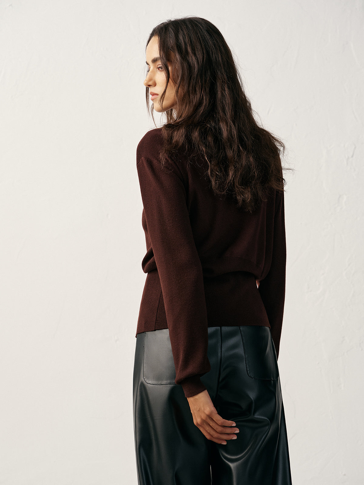 Women's Knit Cardigan with Medium Stretch and Layering Weight