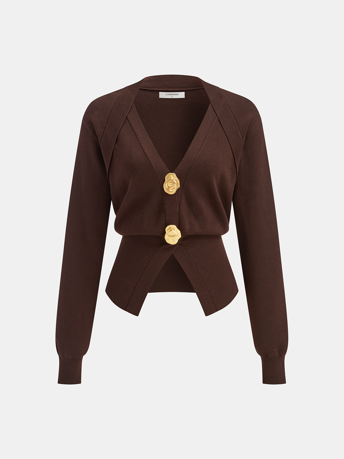 Women's Knit Cardigan with Medium Stretch and Layering Weight