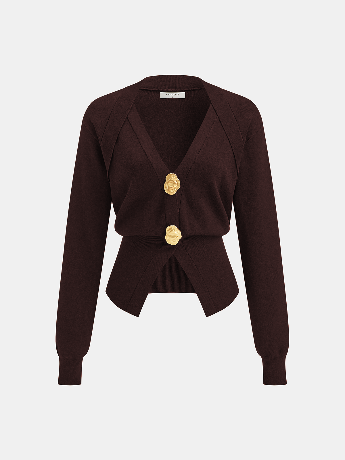 Women's Knit Cardigan with Medium Stretch and Layering Weight