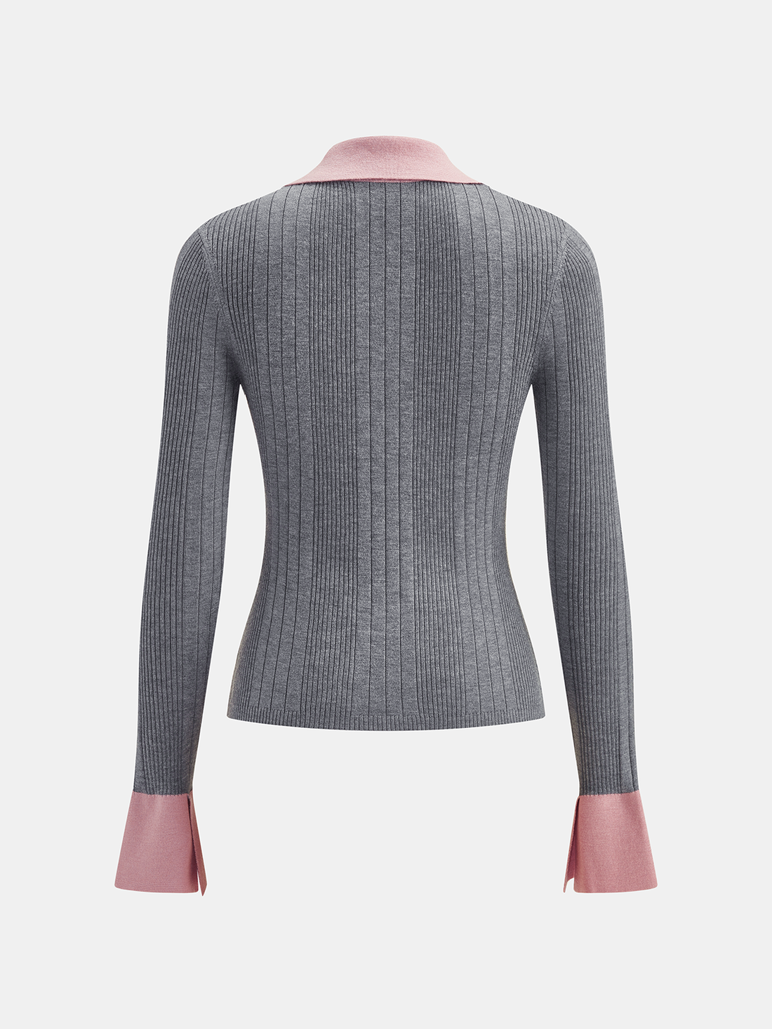 Slim Knit Sweater with Medium Stretch for Layering Under Blazers