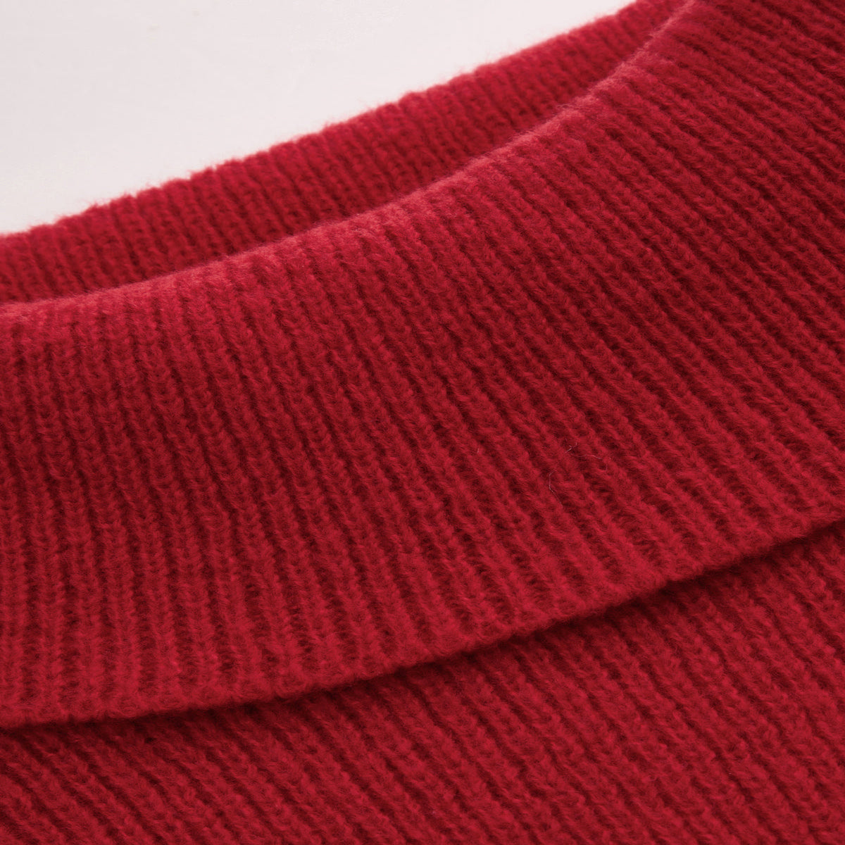 Long Sleeve Acrylic Knit Sweater with Relaxed Fit and High Stretch