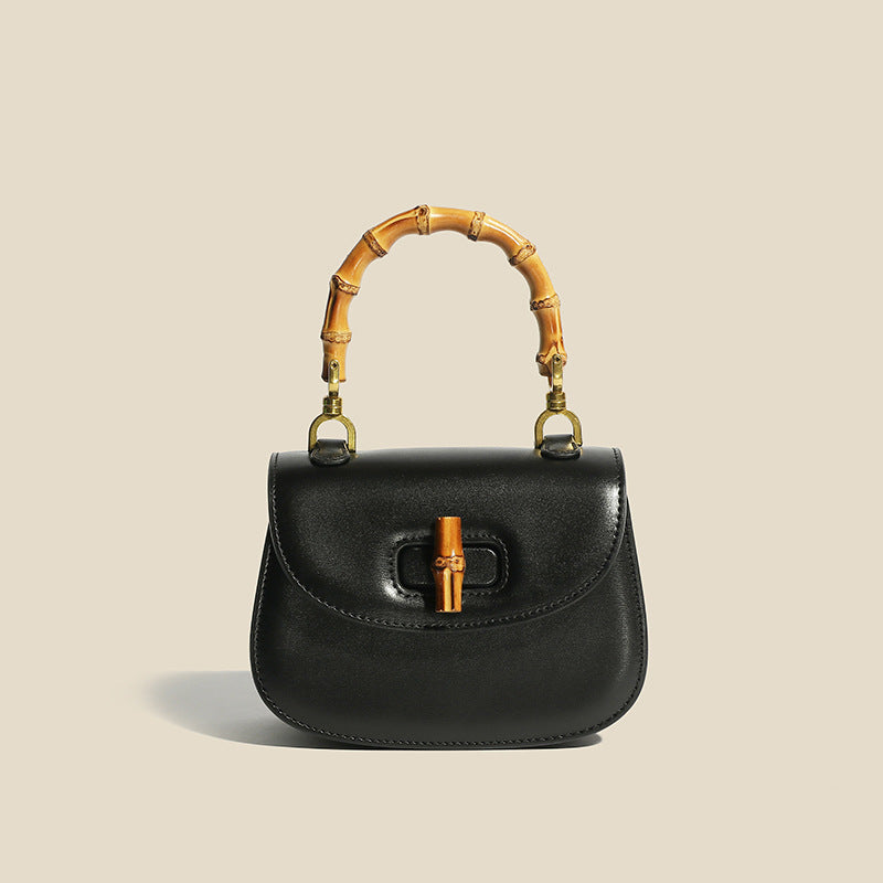 Women’s Structured Top-Handle Handbag with Sculpted Closure