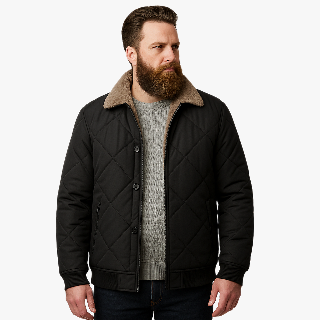 Stylish Winter Coat for Men with Warmth