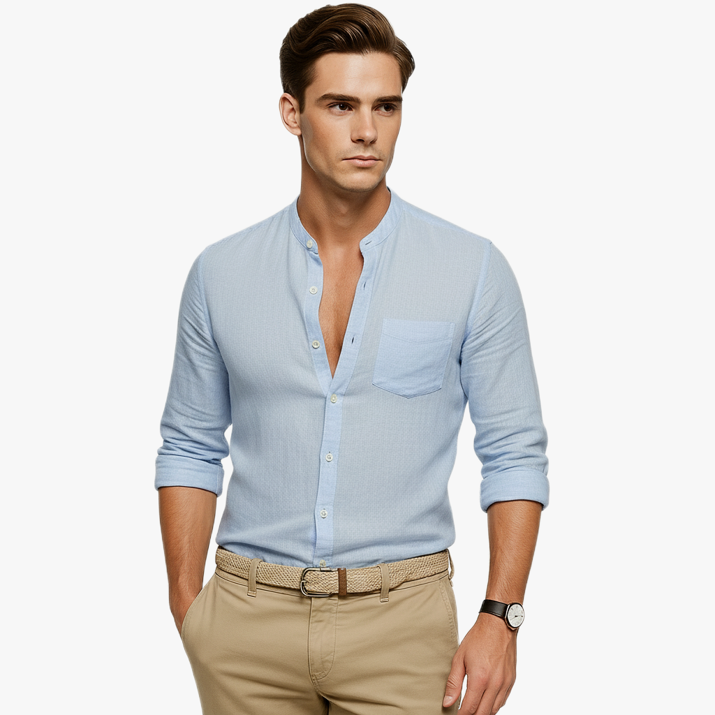 Breathable Unisex Linen Shirt for All Occasions