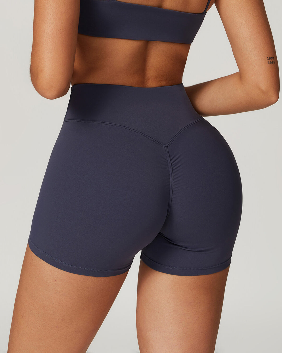 Women’s High Waisted Scrunch Shorts - Sculpting Active Shorts for Training Fitness and Everyday Wear