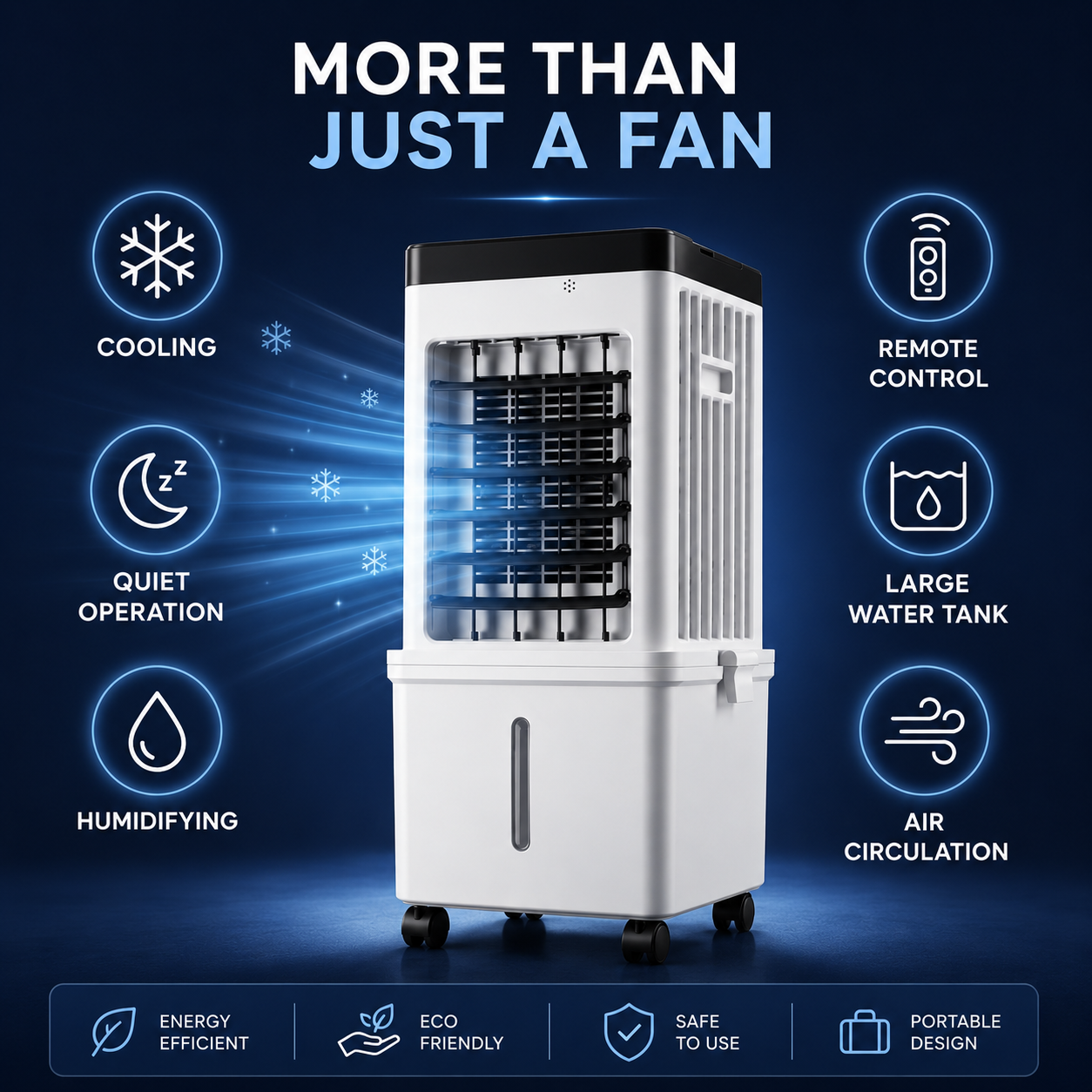 FrostAir – 3-in-1 Portable Air Cooler, Humidifying