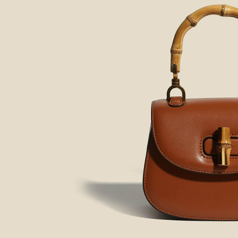 Women’s Structured Top-Handle Handbag with Sculpted Closure