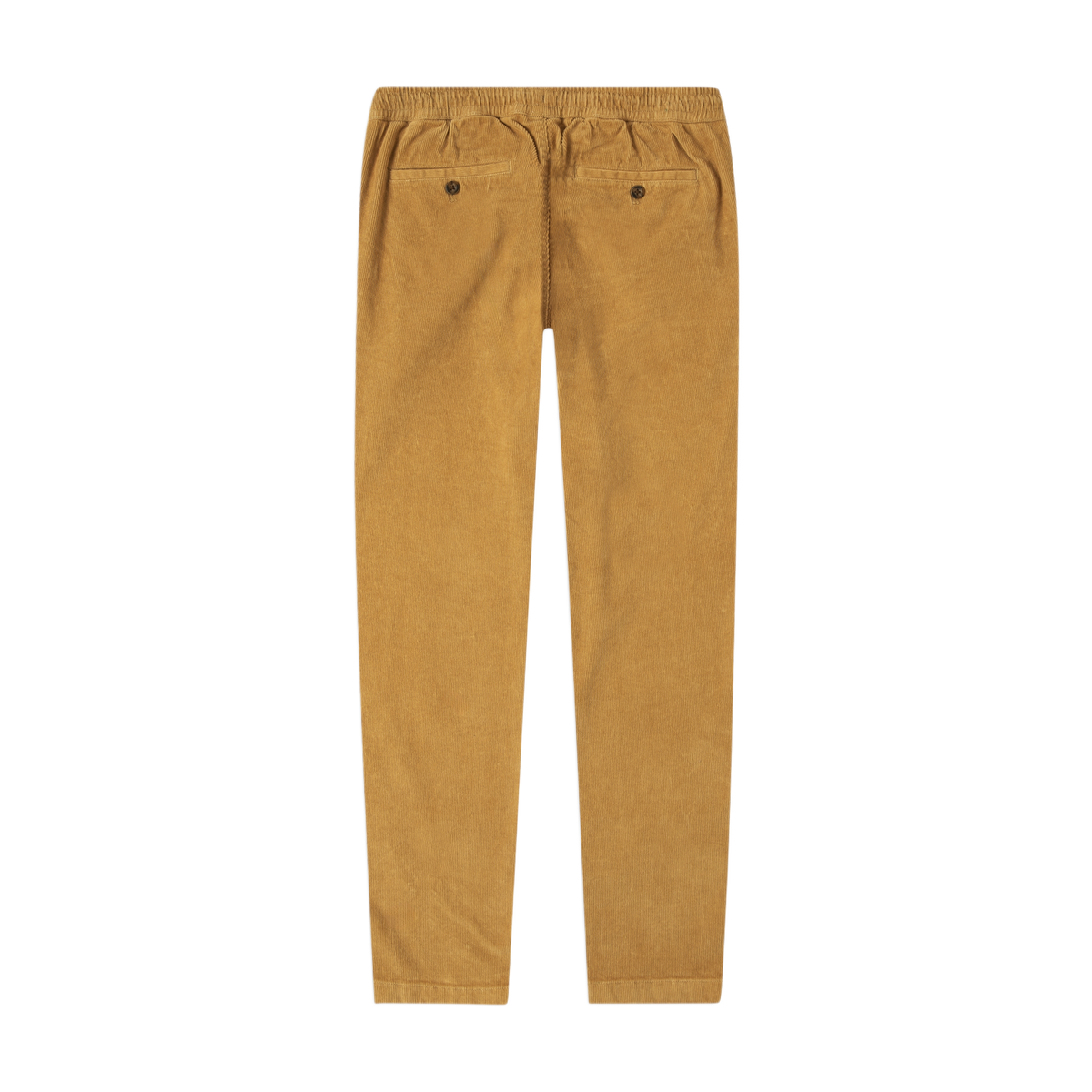 Corduroy Easy Pant British Khaki back flat