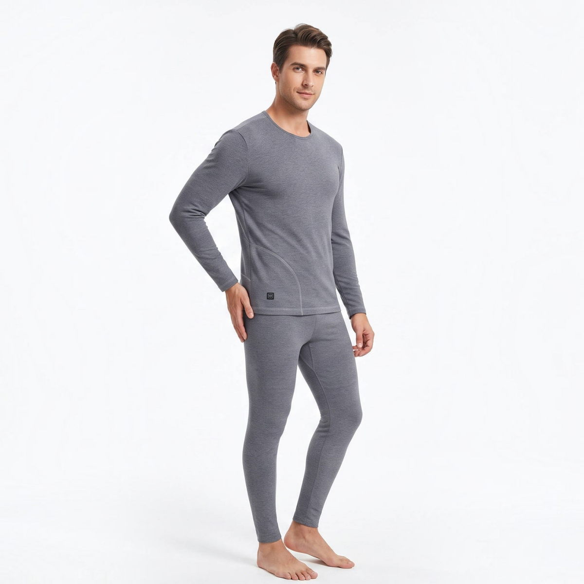 Heated Thermal Base Layer Set with 8 Warming Zones and Dual Batteries