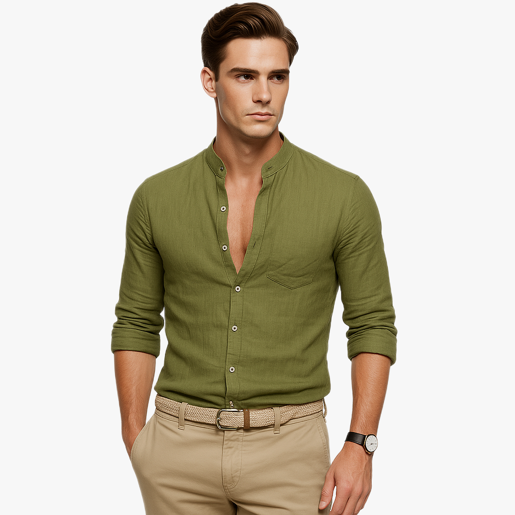 Breathable Unisex Linen Shirt for All Occasions