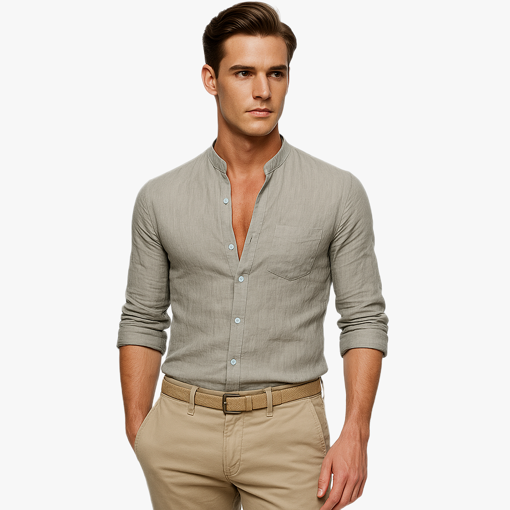 Breathable Unisex Linen Shirt for All Occasions