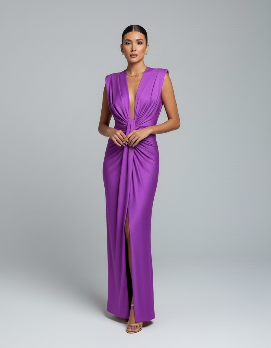 women's sleeveless maxi dress Flossie Lilac - US 4 This garment fits true to size Remarkable Arrival Navy Blue Floral As always, thank