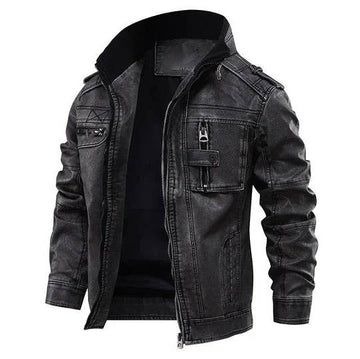 Men's Structured Jacket with Wrinkle Resistant Surface and Classic Fit, Versatile Three Season Outerwear