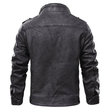Men's Structured Jacket with Wrinkle Resistant Surface and Classic Fit, Versatile Three Season Outerwear