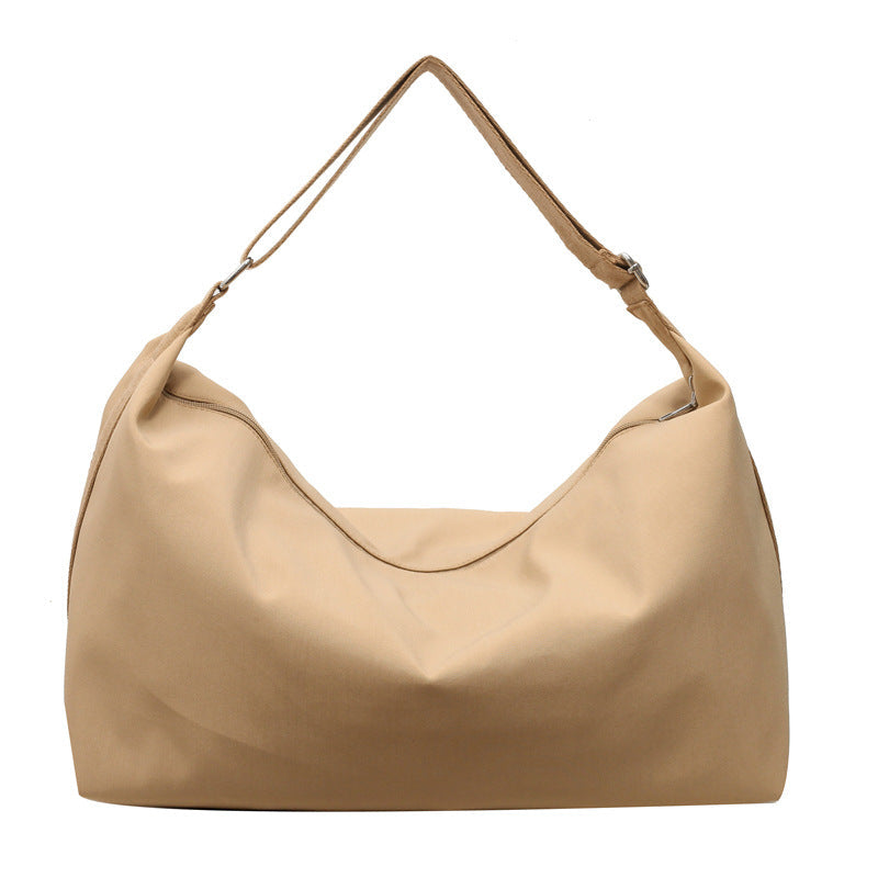 Spacious Shoulder Bag with Open Top and Adjustable Strap for Daily Essentials