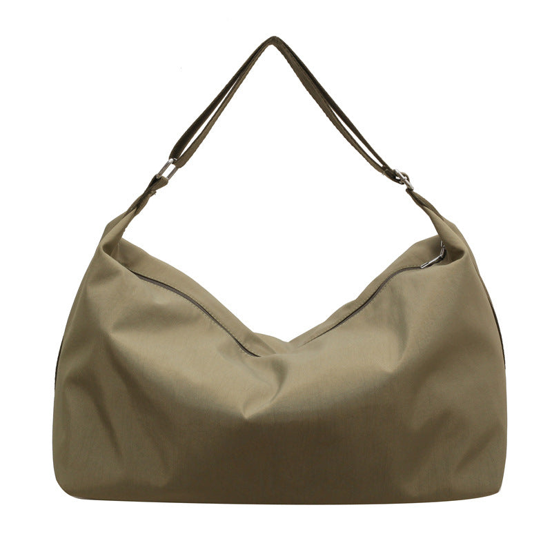 Spacious Shoulder Bag with Open Top and Adjustable Strap for Daily Essentials