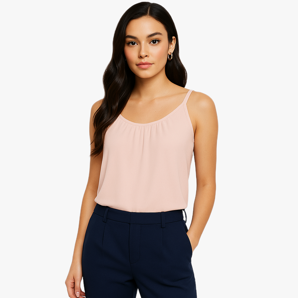 Casual Women's Sleeveless Round Neck Top