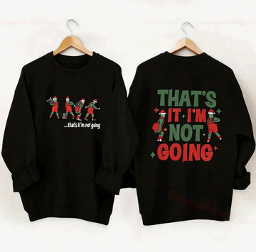 Women's Holiday Pullover with Long Sleeves and Stretch Fabric, Black
